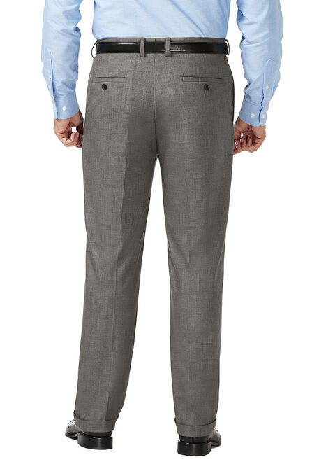 Big &amp; Tall J.M. Haggar Dress Pant - Sharkskin, Med Grey view# 3