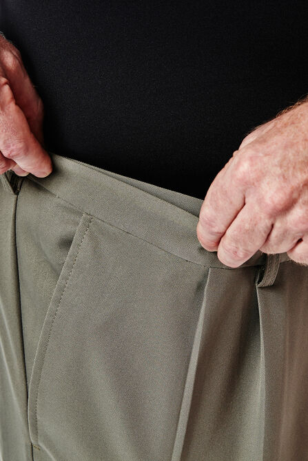 BIG &amp; TALL Cool 18&reg; Shorts, Taupe view# 4