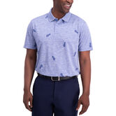 Tonal Pineapple Honeycomb Polo, Strong Blue view# 1