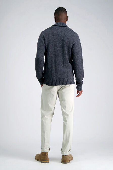 Long Sleeve Cardigan Sweater, Charcoal Htr view# 5