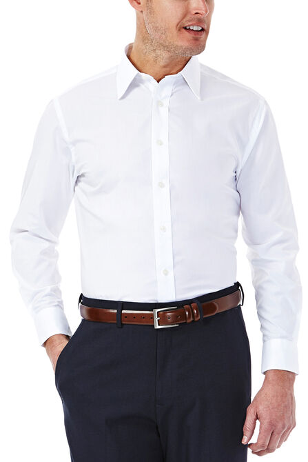 Solid Poplin Dress Shirt, White view# 1