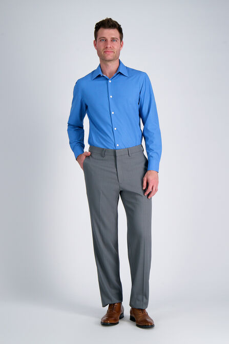 Premium Comfort Dress Pant - Tonal Windowpane, Black / Charcoal view# 1