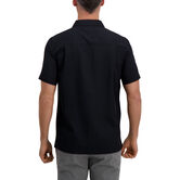 Solid Pintuck Shirt, Black view# 2