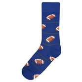 Football Socks, Navy view# 1