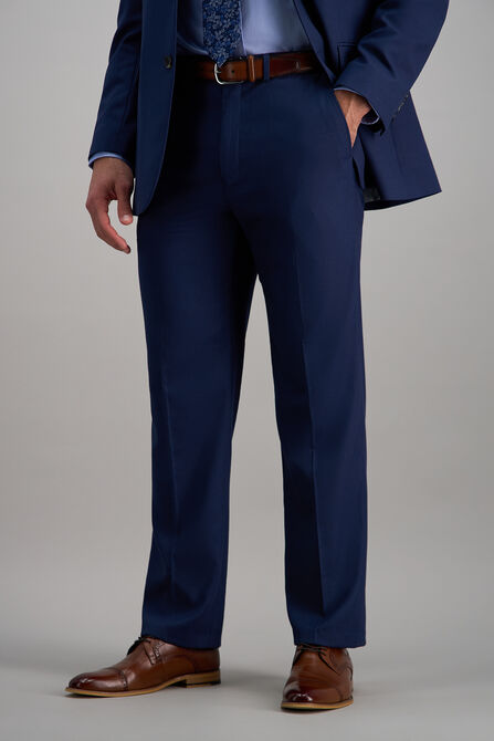 J.M Haggar Basketweave Suit Separates Pant, BLUE view# 1