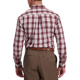 Windowpane Plaid Shirt, Deep Wine view# 2