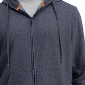 Full Zip Textured Fleece Hoodie Sweatshirt,  view# 6