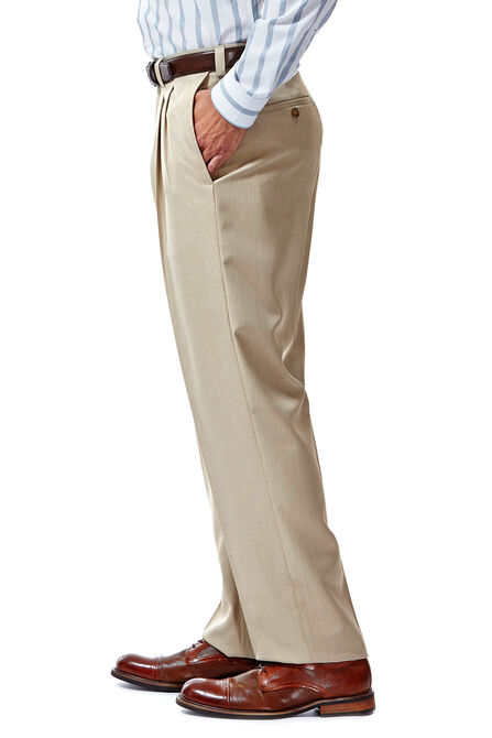 E-CLO&trade; Stria Dress Pant, Khaki view# 2