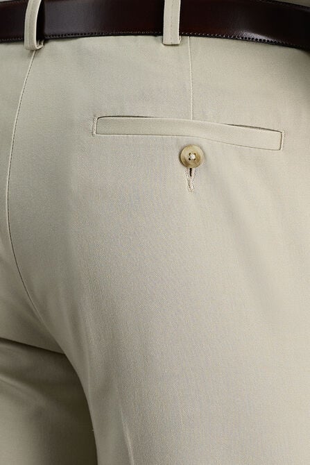 Wrinkle Free Performance Khaki Pant, Sand view# 2