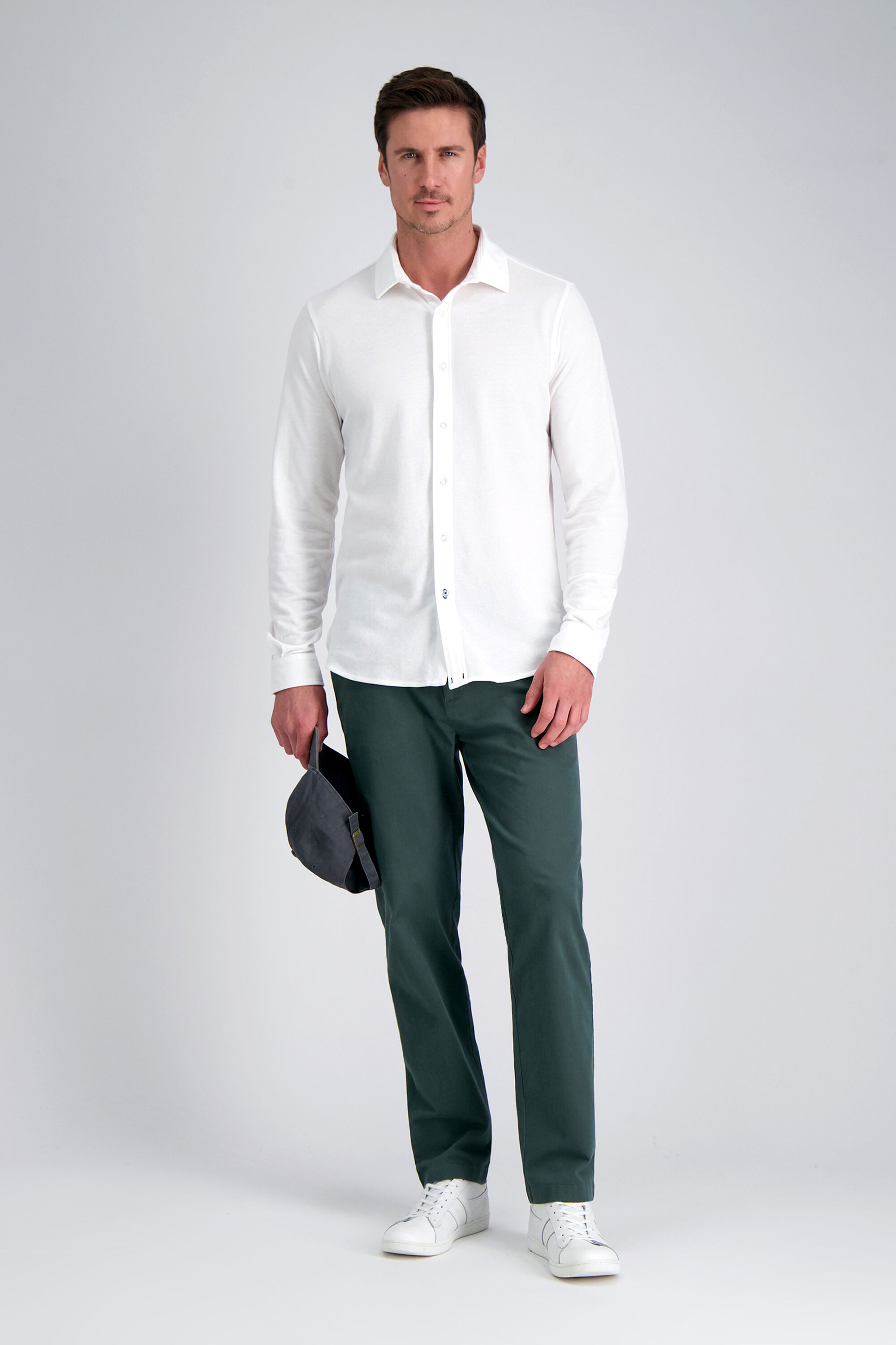 Long Sleeve Pique Shirt