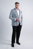 Big &amp; Tall J.M. Haggar Mini Dobby Sportcoat, Silver view# 3