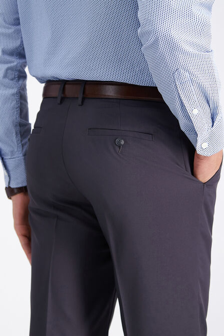 Gabardine Dress Pant, Black / Charcoal view# 5