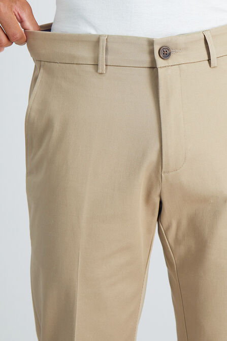 Premium No Iron Khaki Pant, Khaki view# 5