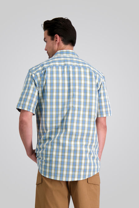 Plaid Button Down Shirt, Turquoise view# 2