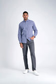 Long Sleeve Poplin Shirt, DARK BLUE view# 3