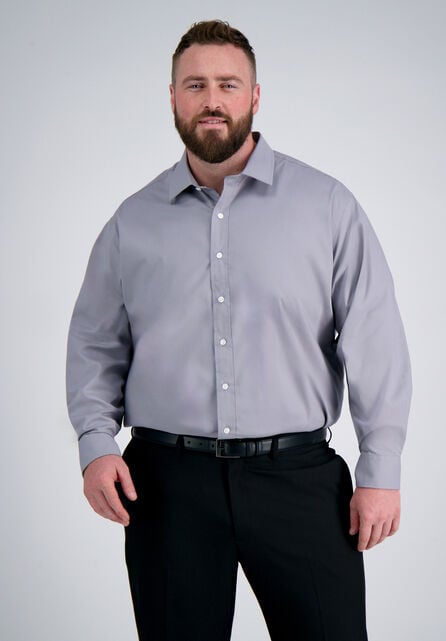 Premium Comfort Big Dress Shirt - Charcoal, Graphite