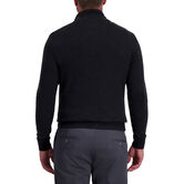 Herringbone Button Mock Neck Sweater, Dark Grey view# 2