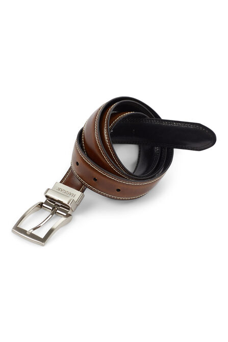 Reversible Belt - Brown, Dark Brown view# 1