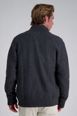 Long Sleeve Zip Sweater, Dark Heather Grey view# 2