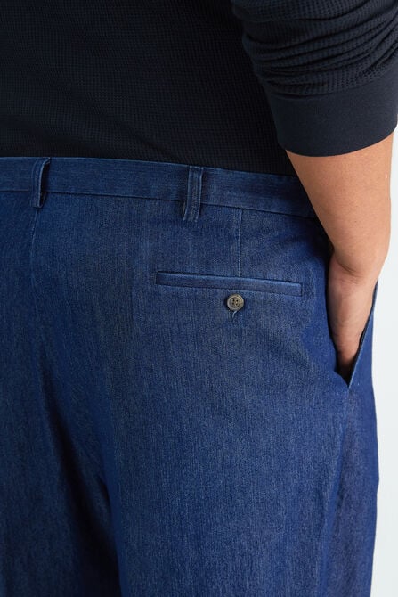 Big &amp; Tall Stretch Denim Trouser,  view# 6