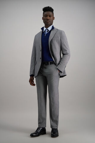 J.M. Haggar Micro Dobby Suit Jacket, Grey