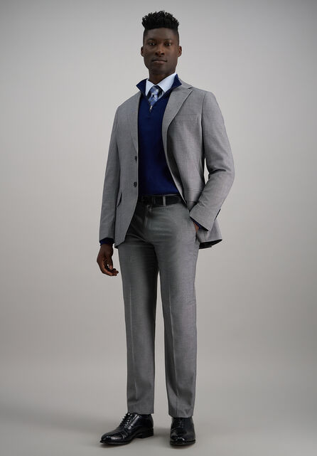 J.M. Haggar Micro Dobby Suit Jacket, Grey