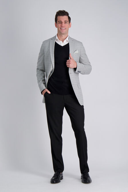 J.M. Haggar 4-Way Stretch Dress Pant - Solid