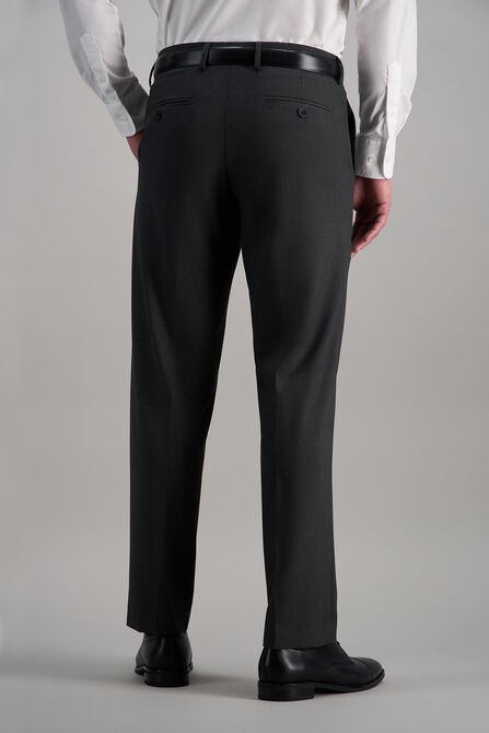 J.M. Haggar 4-Way Stretch Dress Pant, Charcoal Htr view# 4
