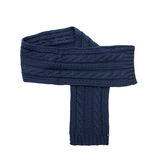 Cable Knit Scarf, Black view# 1