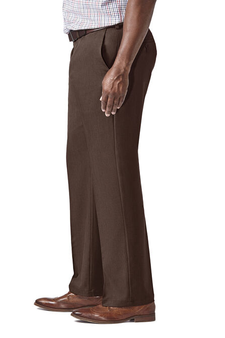 Big &amp; Tall Cool 18&reg; Pro Heather Pant, Brown Heather view# 2