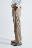 Premium Comfort Tonal Plaid Dress Pant, Taupe view# 3