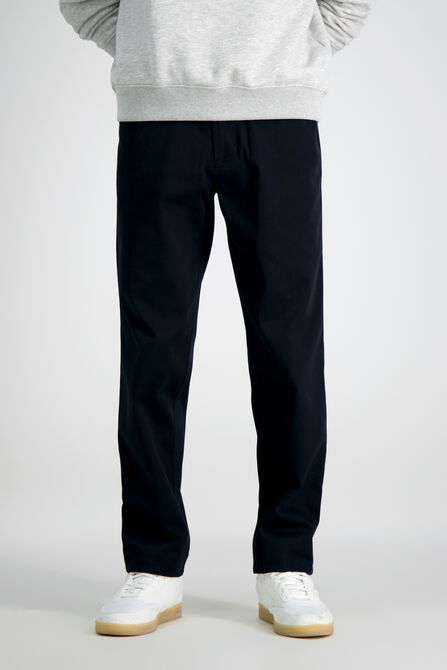 Iron Free Premium Solid 5-Pocket Pant, Black view# 2