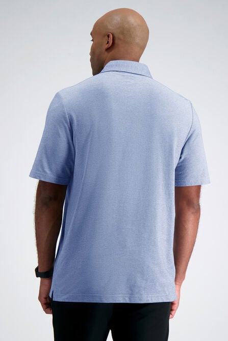 2-Color Pique Polo, BLUE view# 2