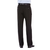 J.M. Haggar Premium Stretch Suit Pant - Flat Front, Black view# 3