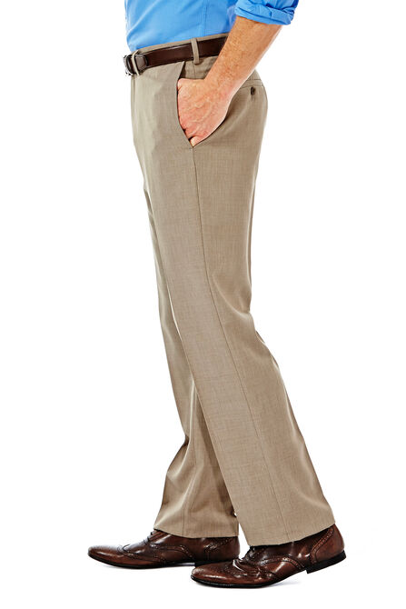 E-CLO&trade; Stria Heather Dress Pant, Medium Taupe view# 2