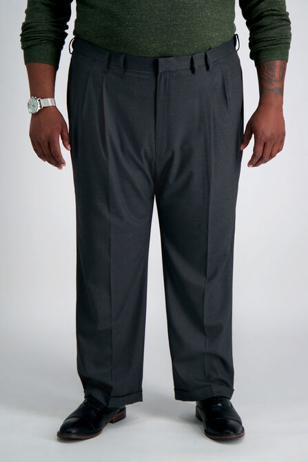 Big & Tall J.M. Haggar Dress Pant - Sharkskin