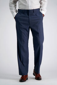 J.M. Haggar Windowpane Suit Pant, Blue Htr, hi-res
