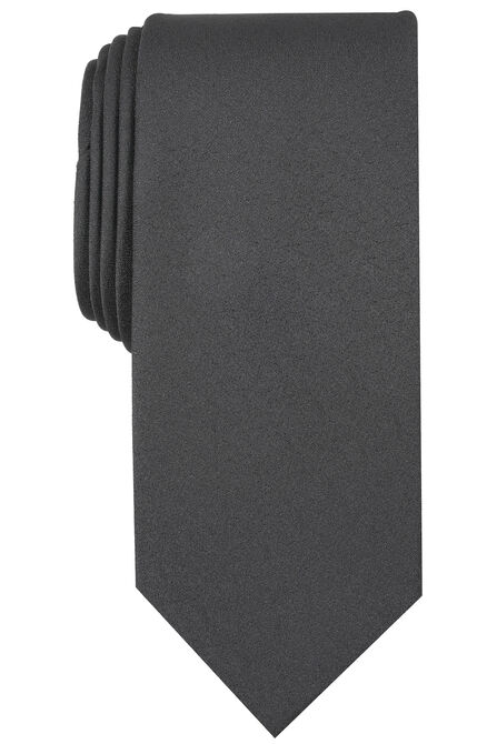 Carbon Solid Tie, Black view# 1