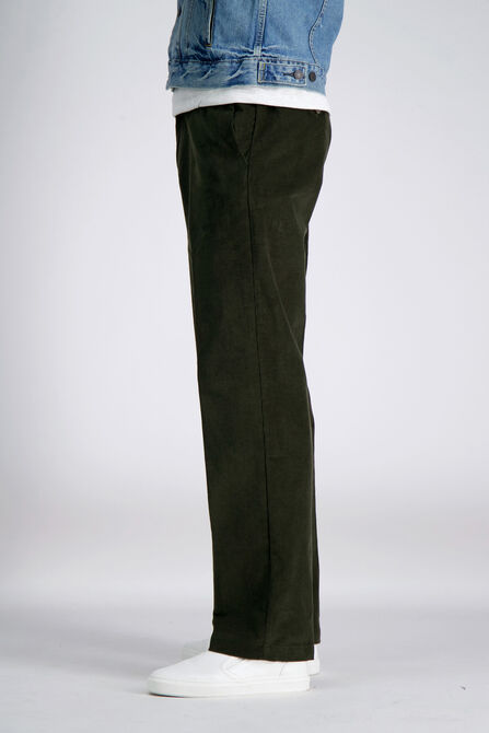 Stretch Corduroy Pant, Military Green view# 3