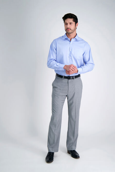 Light Blue Premium Comfort Dress Shirt, Light Blue view# 4