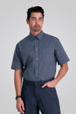 Plaid Button Down Shirt, Dark Navy view# 1