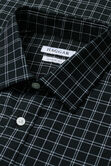 Premium Comfort Dress Shirt - Black Plaid, Graphite view# 4