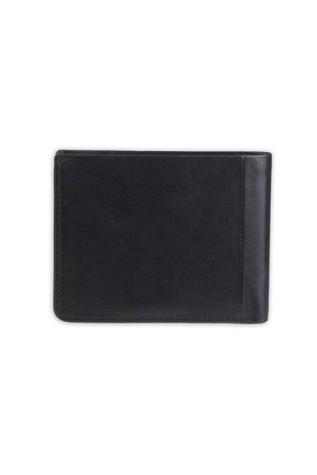 RFID Extra Capacity Slimfold Wallet - Best Dad Ever Emboss, Black view# 3