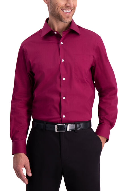 Premium Comfort Dress Shirt, Red view# 1