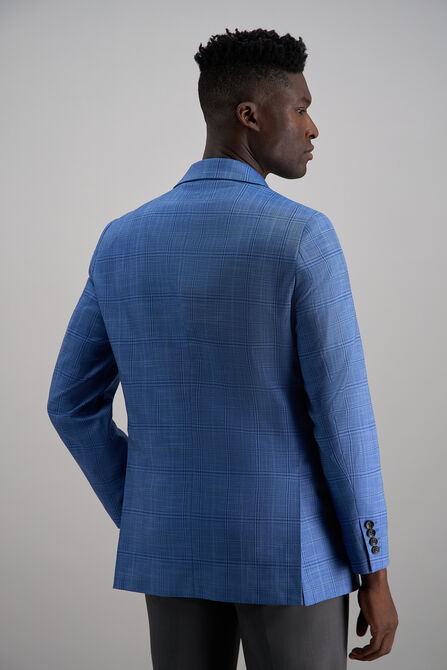 J.M. Haggar&trade; Plaid Windowpane Sport Coat, Lt Stonewash view# 4
