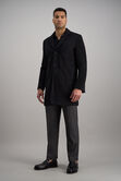 J.M. Haggar Premium Topcoat, Black view# 3