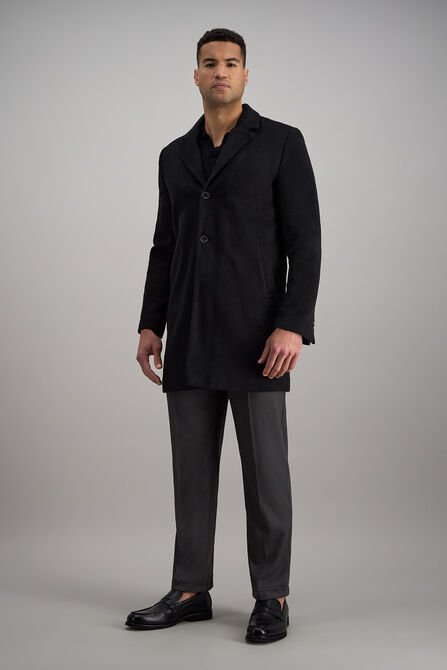 J.M. Haggar Premium Topcoat, Black view# 3