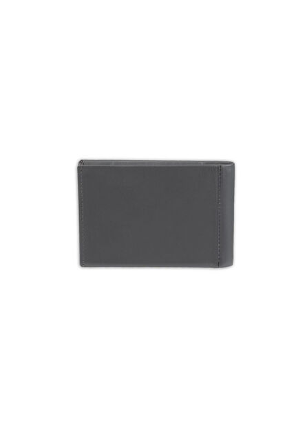RFID Micro Slim Fold Wallet, Graphite
