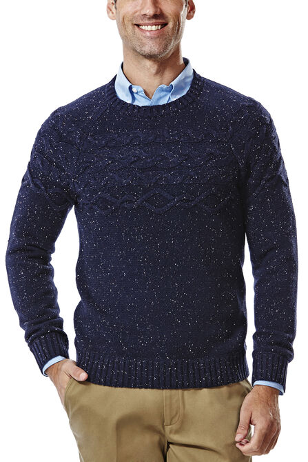 Textured Sweater, Navy view# 1