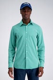Smart Wash&trade; Dress Shirt - Green Check,  view# 1